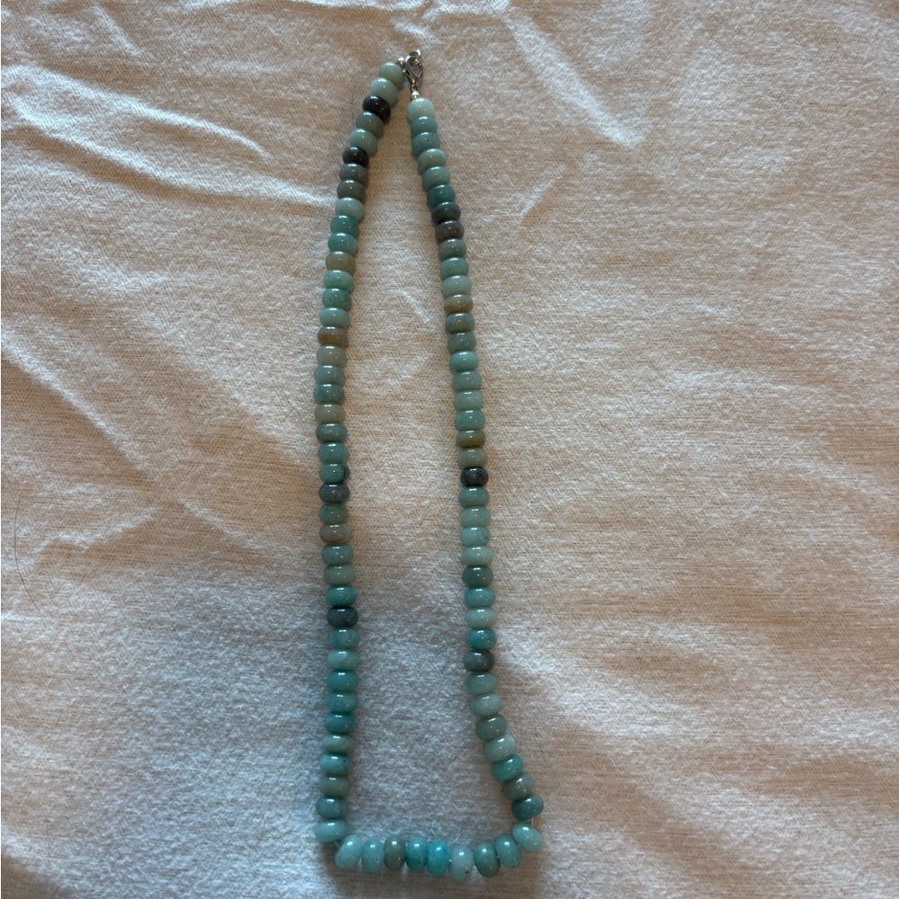 Elegant Blue Beaded Necklace